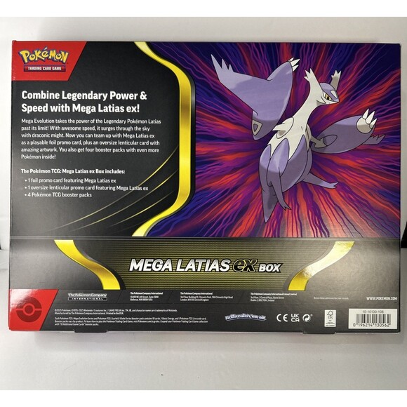 2025 Pokemon TCG Mega Evolution - Mega Latias EX Box New sealed - Picture 2 of 5
